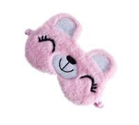 YOSADIER Antifaz Vision Extraocular para Dormir Infantil, Máscara Ojos de Felpa Rosa, Suave Piel y Bloquea la Luz, Adecuado para Viaje