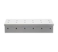 YOSADIER Caja de Ahumador de Acero Inoxidable para Barbacoa Portátil Tapa, Adecuado para Barbacoa de Carbón y Parrilla para Ahumar Alimentos al Aire Libre