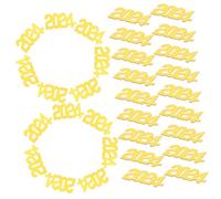 YOSADIER Confeti Decorativo Año Dorado para Mesa Fiesta Suministros para Celebración Boda Invitados