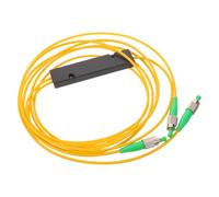 YOSADIER Divisor Óptico 1x2 para Cable Splitter Digital de Fibra con Aleación y Plástico, Antiinterferencia y Amplia Compatibilidad para Aplicaciones Profesionales Ftth