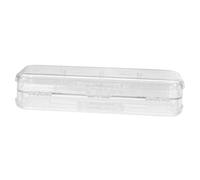 YOSADIER Estuche Transparente para Lápices Gran Capacidad Doble Organizador de Bolígrafos Portátil Resistente para Oficina y Escuela
