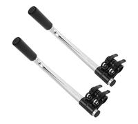 YOSADIER Extensión de Mango para Silla de Ruedas de Acero Inoxidable 22,2 MM Abrazaderas Rápidas, Accesorios para Sillas de Ruedas de Adultos y Personas Mayores 2 Unidades