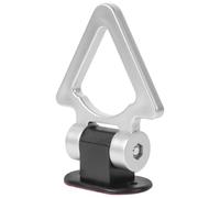 YOSADIER Gancho de Remolque Resistente y Decorativo para Coche de Plástico Color Plata para Adecuado para Mejorar la Estética Exterior del Vehículo