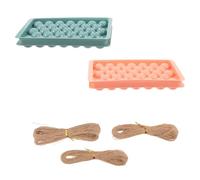 YOSADIER Kit para Hacer Jabones Artesanales con Moldes de Silicona Letras y Formas, Molde Flexible para Jabón Diy, Adecuado para Manualidades y Regalos Personalizados