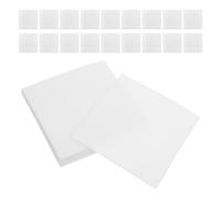 YOSADIER Láminas de Fibra Aislante Térmica Cuadradas 7x7 Cm, Papel Cerámico Ignífugo para Hornos Microondas, 70 Unidades para Fusión de Vidrio, Manualidades y Revestimiento de