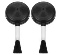 YOSADIER Limpiador Soplador de Aire y Cepillo Suave para Cámara y Teclado, Kit de 2 Unidades, Plástico Compacto, Soplador de Polvo Manual para Limpieza de Lentes y Dispositivos