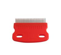 YOSADIER Peine de Acero Inoxidable para Limpieza de Pulgas y Pelo Dientes Finos para Mascotas Cepillo Eficaz Seguro y Duradero en Perros y Gatos