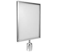 YOSADIER Porta Letreros para Cinturón Retráctil Soporte Metálico para Líneas de Advertencia y Control en Aeropuertos y Lugares Concurridos