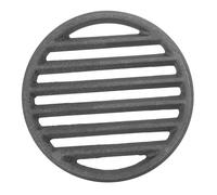 YOSADIER Rejilla Redonda de Hierro Fundido para Barbacoa Distribución Uniforme del Retención Térmica Diseño Duradero para Parrillas de Carbón y Cocina al Aire