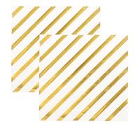 YOSADIER Servilletas de Papel Doradas para Boda, Desechables y Prácticas, 40 Hojas para Banquetes, Cumpleaños y Fiestas Elegantes