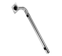 YOSADIER Soporte de Poste en Acero Inoxidable de 30 CM en Forma de L para Montaje de Antena Exterior y Puente Inalámbrico, Compatible Alarmas de Haz Infrarrojo para Monitoreo