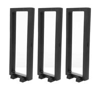 YOSADIER Soportes para Exhibición de Joyería Efecto de Suspensión y Base Acrílica, 3 Piezas 9X23X2 CM, Diseñados para Mostrar Anillos y Colecciones Valiosas en Vitrinas Expositoras