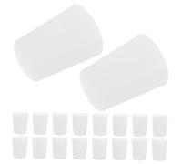 YOSADIER Tapones de Silicona Sólidos Cónicos 16-20 Mm, 20 Unidades, Sellado Seguro para Tubos de Ensayo, Laboratorio y Uso Doméstico, Material Resistente y Flexible para Experimentos Precisos
