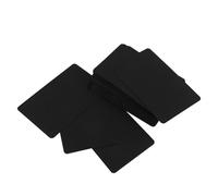 YOSADIER Tarjetas de cartulina negra 7x11 cm paquete de 100 hojas de papel para tarjetas de repaso y scrapbooking, diseñadas para uso en aula y proyectos creativos