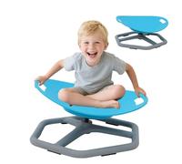 Yosamy Silla giratoria con asa para niños con autismo y TDAH, base de metal antideslizante, recursos educativos para necesidades especiales que mejoran la coordinación física