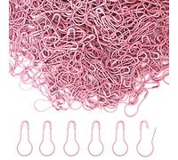 Yosawo 500 imperdibles de seguridad, calabash, pines de calabaza, para tejer, marcadores de punto, fabricación de habilidad, color rosa