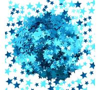 Yosawo 60 g/2,1 oz confeti de estrellas brillantes para decoración de mesa, cumpleaños, boda, Navidad (XX/azul cielo)