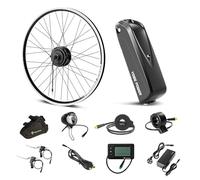 YOSE POWER Ebike Kit 36 V 250 W 28 pulgadas motor eléctrico hub kit de conversión integrado controlador con batería Hailong 36 V 18 Ah