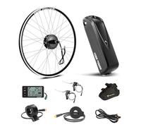 YOSE POWER Kit de conversión de bicicleta eléctrica de 26 pulgadas, 36 V, 350 W, para bicicleta eléctrica, con controlador integrado Hailong 36 V 18 Ah batería