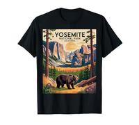 Yosemite National Park California Bear Vintage Camiseta