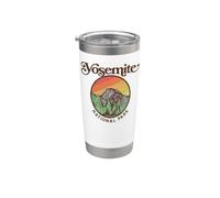 Yosemite National Park Retro 60s Half Dome Graphic Vaso térmico de acero inoxidable de doble pared