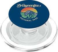 Yosemite National Park Retro Sixties Vibe Half Dome Graphic PopSockets PopGrip para MagSafe