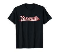 Yosemite National Park Sierra Nevada Vintage Varsity Camiseta