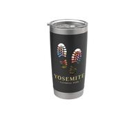 Yosemite National Park USA - Botas de senderismo para camping Vaso térmico de acero inoxidable de doble pared
