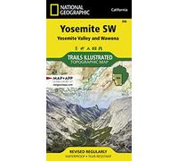 National Geographic – Yosemite Sw, Yosemite Valley & Wawona – Trails Illustrated Map – Inglés