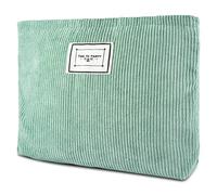 Yosemy Bolsa de maquillaje Bolsas de aseo de gran capacidad Maquillaje de Viaje para Cosméticos Neceser para Mujeres y Niñas, Verde