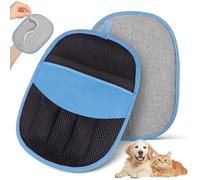 YOSEPATI Guante Magic Brush para Eliminar Pelos de Mascotas, Guante de Aseo Electrostático Yomi para Perros y Gatos, Eliminador de Pelos Pure Path, Quitapelos para Muebles (Azul, 1 Pieza)