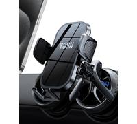 YOSH Soporte Coche para Rejillas Redondas, Compatible con Mercedes-Benz Clase A/B/C/E/V, GLB/GLC/GLE, Soporte Estable en Triángulo para iPhone Samsung Pixel