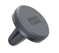 YOSH Soporte magnético para teléfono móvil para coche, para rejilla de ventilación, ultracompacto, con imanes fuertes, para iPhone, Samsung, Pixel y otros dispositivos con placas de metal (gris