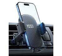 YOSH Soporte Teléfono Coche para Ventilación, 2024 con Gancho de Metal de Doble Bloqueo, Liberación Rápida para iPhone 16 15 14 13 12 11 Pro MAX Plus Samsung Pixel