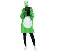 Yoshi Kigurumi Pijama Enterizo Unisex para Niño 140 y Adulto S-XXL Disfraz Dinosaurio Verde Rosa Amarillo Morado Azul Onesie Polar Suave Cosplay Halloween Fiesta, Verde Yoshi Fleece, Talla única