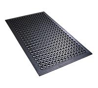 YOSHIKO Tapetes de Goma antifatiga, tapete de Drenaje de Cocina, tapete de Puerta Duradero, Antideslizante, tapete utilitario para Interiores y Exteriores, Uso en Zonas húmedas, 24 x 36 Pulgadas,