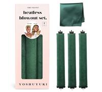 YOSHUYUKI Rizador de pelo sin calor para dormir sin calor, terciopelo sin calor, rizos durante la noche, juego de rizos de esponja de espuma gigante, rulos para cabello largo y corto, herramientas de