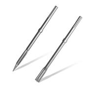 YOSIGHT Juego de 2 cinceles SDS-Max para martillo giratorio, 1 cincel de punta y 1 cincel plano de 16 pulgadas de largo, herramientas de carburo para mampostería de hormigón, ladrillo, piedra, con