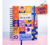 YOSIQUESE Somos una sola vez en la vida | Agenda escolar solidaria 26/27 semanal | Productos y regalos solidarios hechos por personas con discapacidad