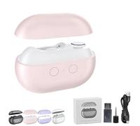 Yosody Nail Clipper, Yosody Electric Nail Clipper, Convenient Smart Nails Trimmer, 3 in 1 Multi-Functional Electric Nails Cutter, with LED Light & Naile Scraps Storage and Polishing (Pink)