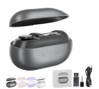 Yosody Nail Clipper, Yosody Electric Nail Clipper, Convenient Smart Nails Trimmer, 3 in 1 Multi-Functional Electric Nails Cutter, with LED Light & Naile Scraps Storage and Polishing (Black)