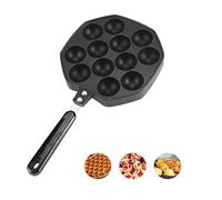 Yosoo 12 Cavidades Aluminio Antiadherente Takoyaki Grill Pan Placa Bola de Pulpo/Pancake Maker Molde para Hornear