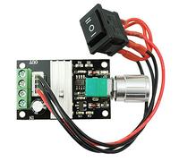 Yosoo 6V 12V 24V 3A Dc Controlador De Velocidad Pwm De Control Motor De Velocidad Ajustable Interruptor Reversible Regulador 1203Bb Dc Conducto De Marcha Atrás