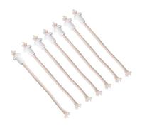 Yosoo 7Pcs Petróleo Lantern Wick Resistente al Calor Kerosene Wick para cerámica titulares Antorcha Vino Botella Aceite Vela Lámpara Fiber Glass