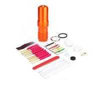 Yosoo - Caja de Herramientas Impermeable con Tapa para sellar Botellas de Supervivencia para Senderismo y Viajes, GOMASINSUD66562, Naranja