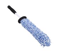 Yosoo Cepillo para Ruedas de Coche, Exfoliante Suave de Microfibra para Neumáticos, Largo Alcance para Limpieza de áreas del Motor y Llantas (Blue)