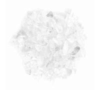 Yosoo Chips de Piedra, Piedras a Granel de Cristal de Cuarzo Transparente para Hacer Joyas y Arreglos Florales, Piezas Decorativas Irregulares Brillantes para Decoración del Hogar y Manualidades (#1)