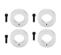Yosoo Collar de Eje Dividido de 4 Piezas, Kit de Sujeción de Aleación de Aluminio, Tamaño de Orificio de 1 Pulgada para Conjuntos de Cajas de Engranajes y Posicionamiento de Eje
