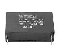Yosoo Condensador CBB61, Condensador Generador de Plástico 350VAC 12UF para Motor de Gasolina y Motor de Aire Acondicionado