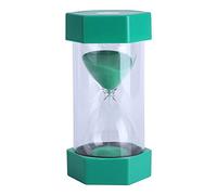 Yosoo Cristal De Arena De Vidrio Reloj De Arena 3/10/20/30/60 Minutos Temporizador Reloj Home Office Decoración Regalo(10 Minutes Green)